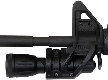 【Elzetta/エルゼッタ】ZFH1500B-T フラッシュライトマウント M4フロントサイト用 マットブラック